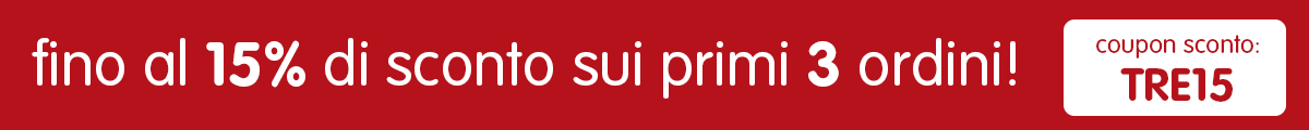 Fino al 15% sull'intero catalogo